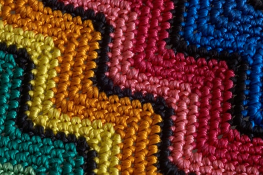 Color detail blankets photo