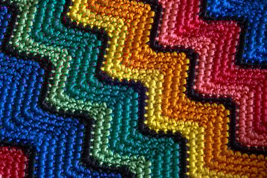 Color detail blankets photo