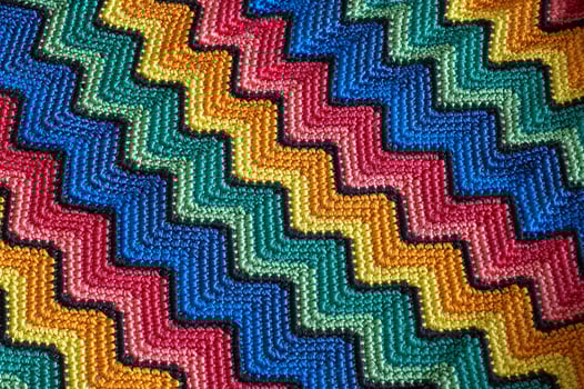 Color detail blankets photo