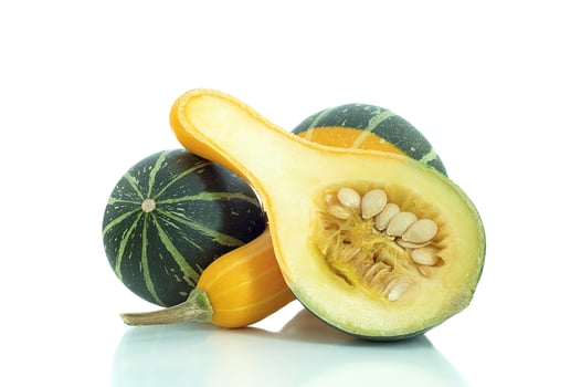 Pumpkins and seeds photo
