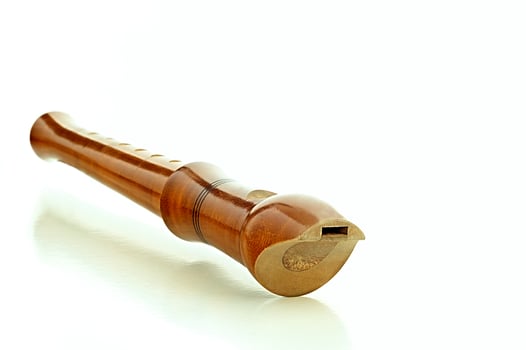 Wooden flute instrument photo