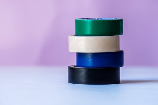 composition variations of sellotape and duct tape photo