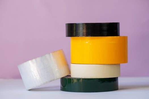 composition variations of sellotape and duct tape photo
