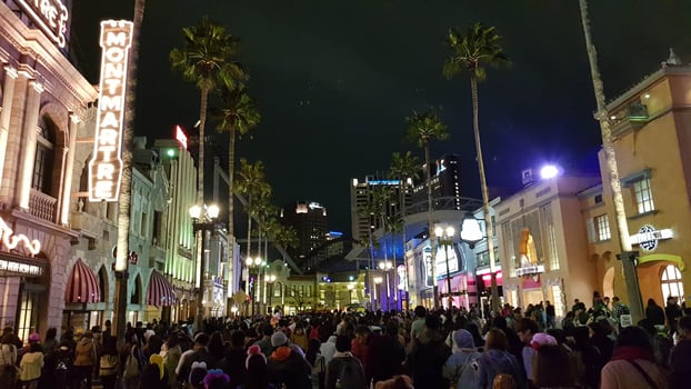 Osaka, Japan on April 8, 2022. Universal Spectacle Night Parade At Universal Studios Japan. photo
