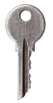 grey used door key photo