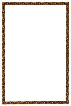 baroque style narrow picture frame photo
