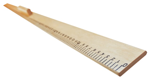 drawing wooden meter ruler photo