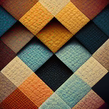 Abstract color blocks background. photo