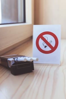 Please no smoking. photo