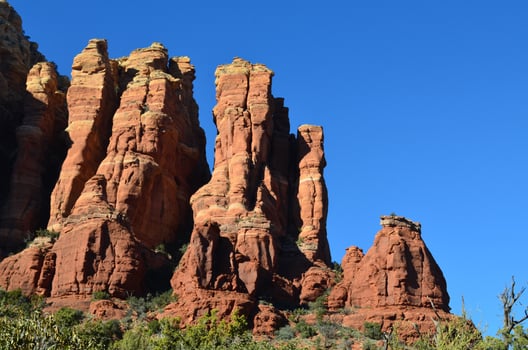 Red Rock Pinnacles Reaching Into the Sky photo