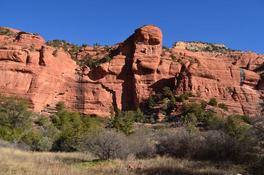Valley at the Base of a Canyon in Sedona photo