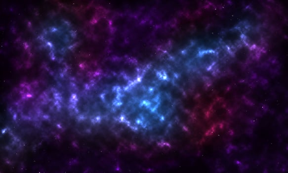 Space background with shining stars. Starry night sky. photo