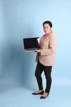 Woman in Pink photo