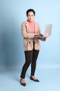 Woman in Pink photo