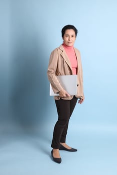 Woman in Pink photo