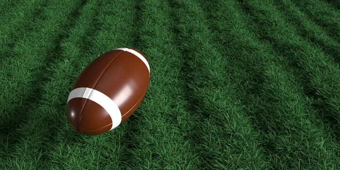 Sport rugby football game league team field grass competition goal stadium athlete match play post union conversion rugby american african training arena activity summer action soccer concept play photo