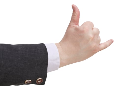 phone call - hand gesture photo