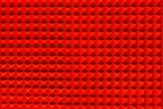 Sound absorber red recording studio photo