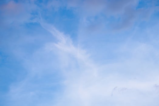 blue sky with clouds photo