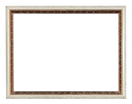 narrow modern wooden carved picture frame photo