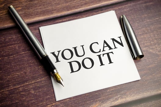 You can do it words on white paper and pen photo