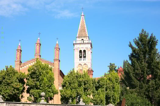 towers Church dei Santi Nazaro e Celso in Verona photo