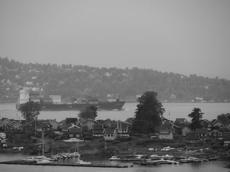 Cruising in the fjords of norway photo