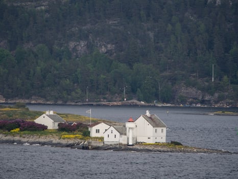the oslo fjord in norway photo