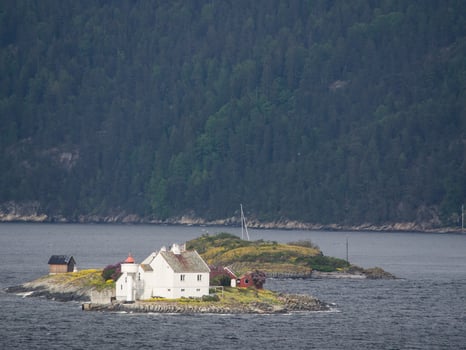 the oslo fjord in norway photo