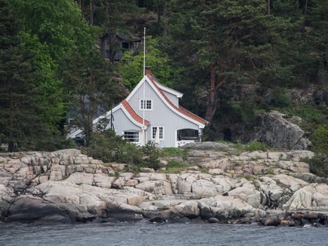 the oslo fjord in norway photo