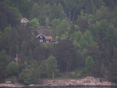 oslo and the oslofjord in norway photo