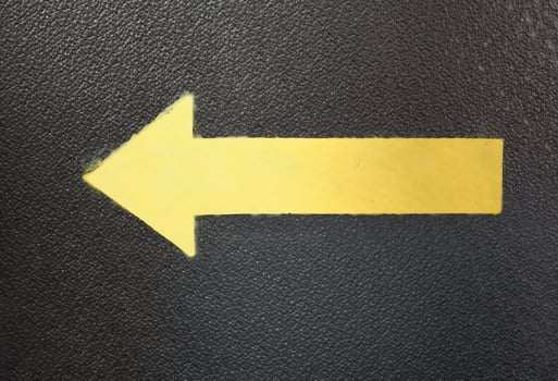 left arrow sign photo