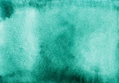 Watercolor dark sea green background texture. Aquarelle abstract emerald backdrop. photo