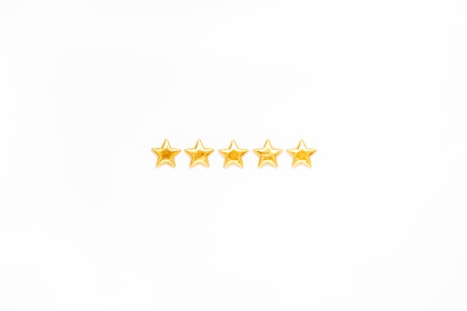 Five stars Customer Experience Feedback Concept photo