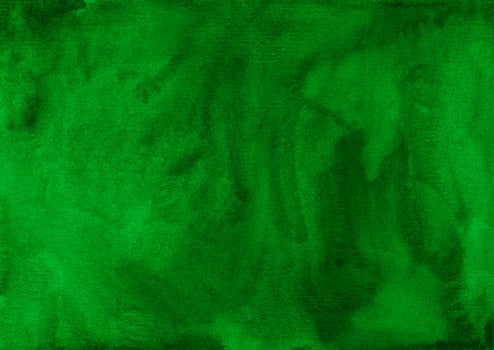 Watercolor deep poison green background texture. Dark abstract backdrop. photo