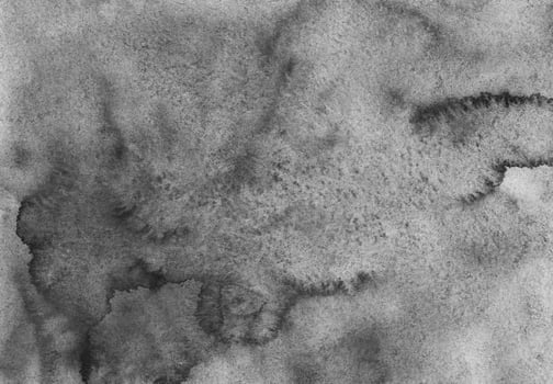 Watercolor gray background texture. Watercolour monochrome backdrop. Stains on paper. photo