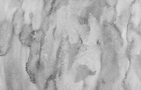 Watercolor light gray background texture. Grey stains on paper overlay. photo