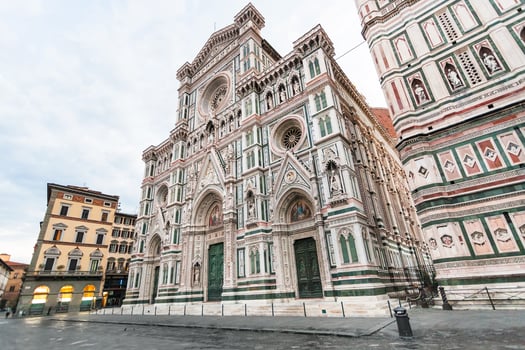 Florence Cathedral and campanile in morning photo
