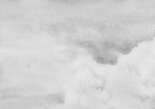 Watercolor light gray textured background. Monochrome stains on paper. Abstract liquid painting. photo