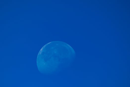 Moon at the beginning of the waning quarter photo