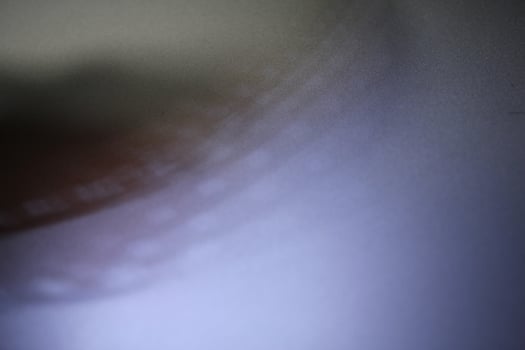 Shading light from photographic film intensity on a silver background photo
