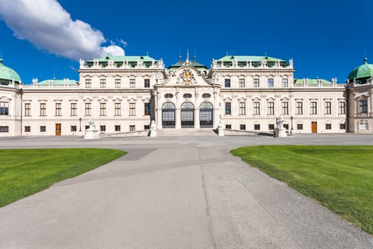 front view of Upper Belvedere Palace, Vienna photo