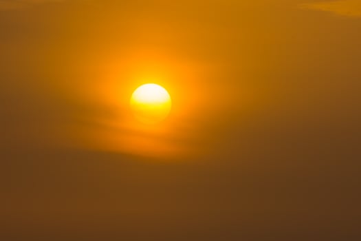 wam sun on the sky during sunset on vacation in egypt photo