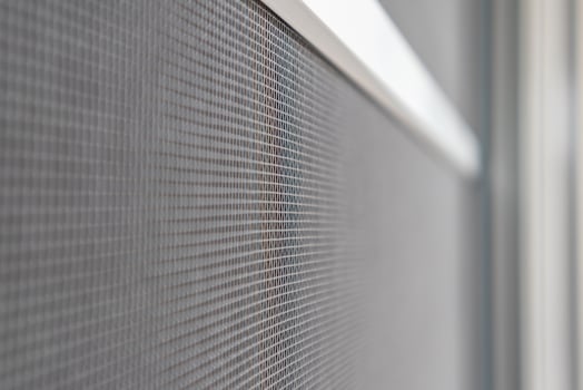 mosquito net wire screen on house window protection against insect photo