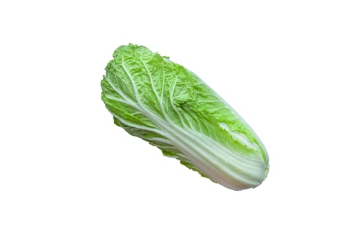 Chinese cabbage sweet isolated on white background photo