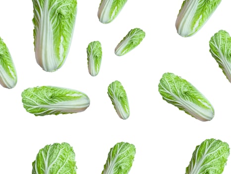 seamless pattern Chinese cabbage, vegetable salad. Vegetable pattern consisting of beautiful Peking cabbage, many salads. Simple colorful chinese cabbage salad vegetable pattern. photo