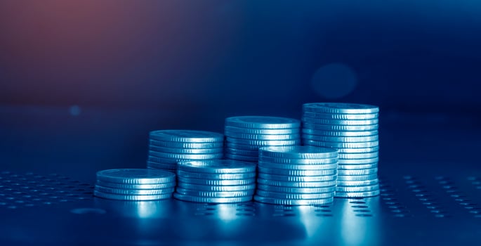 Finance ideas and charts for business. photo