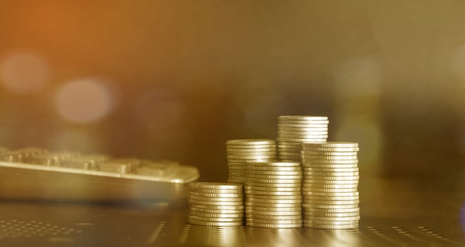 Finance ideas and charts for business. photo