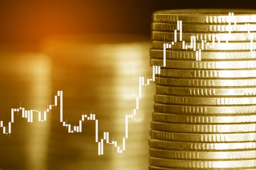 Finance ideas and charts for business. photo