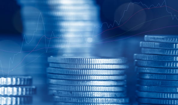 Finance ideas and charts for business. photo